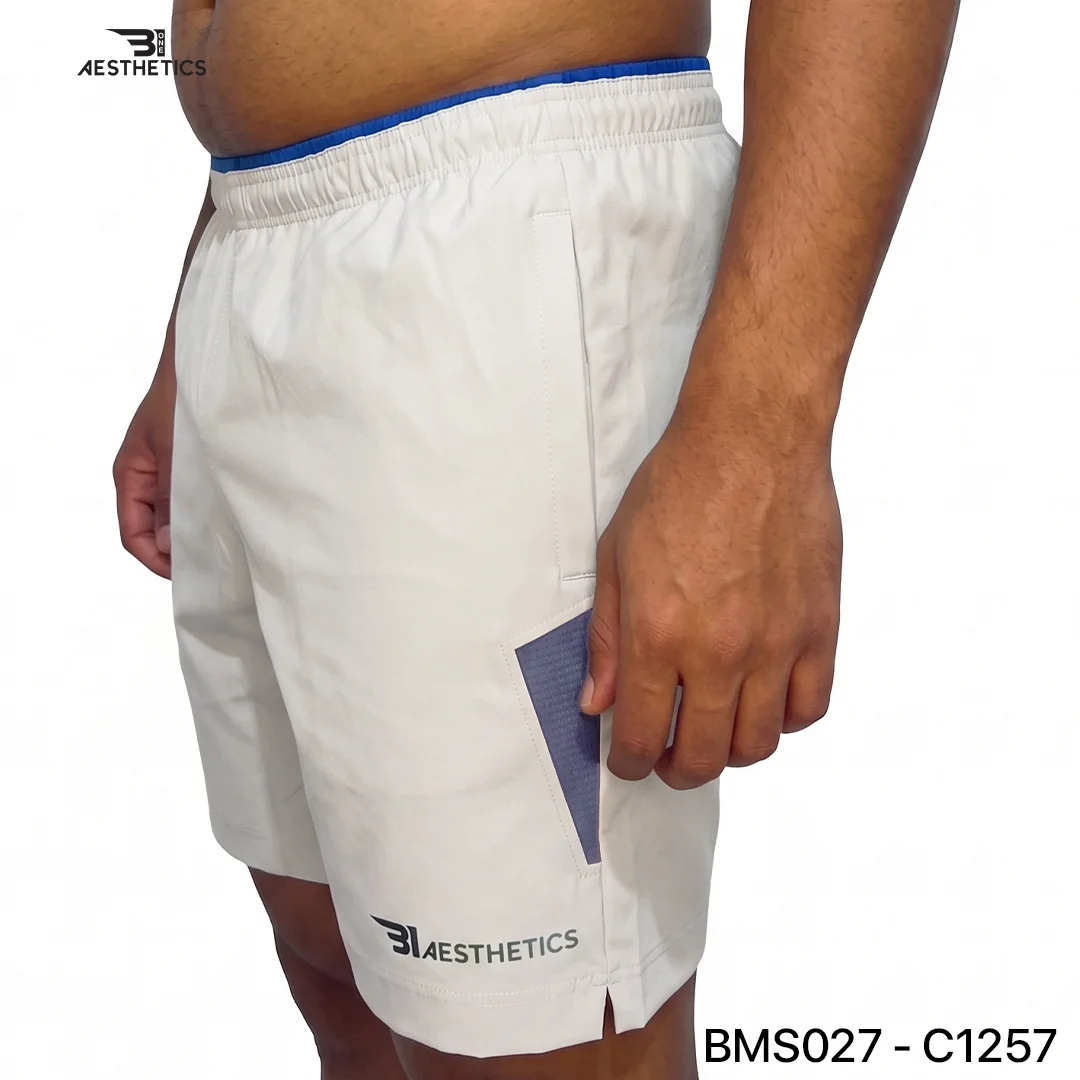 Zipper Pocket Shorts - Ice Cap - Image 4