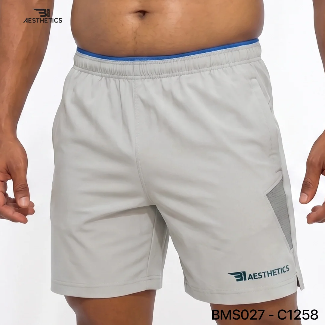 Zipper Pocket Shorts - Ice Cap - Image 2