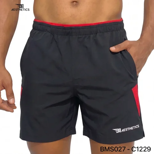 Zipper Pocket Shorts - Black - R