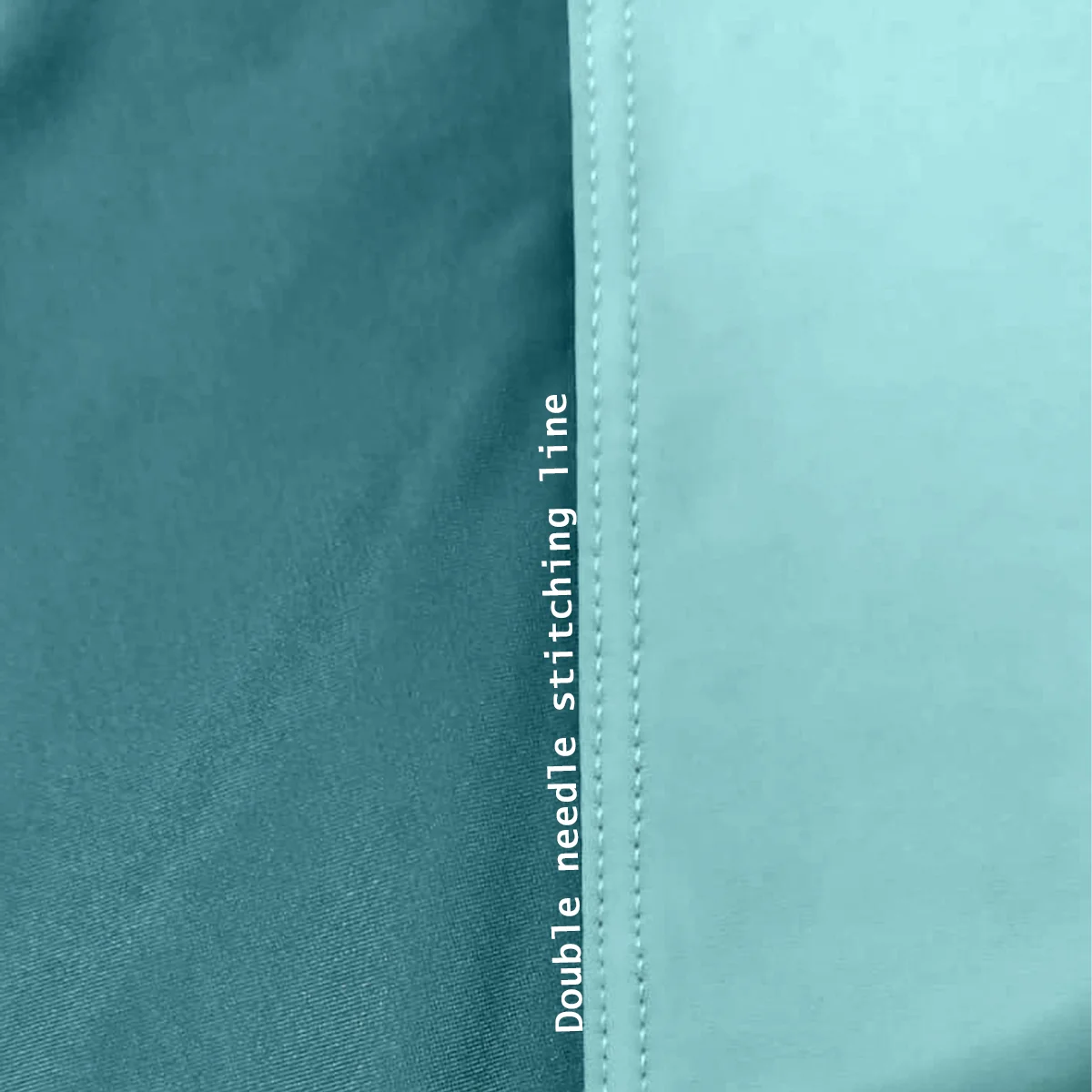Women's one piece swimsuit double needle stitching line seam detail