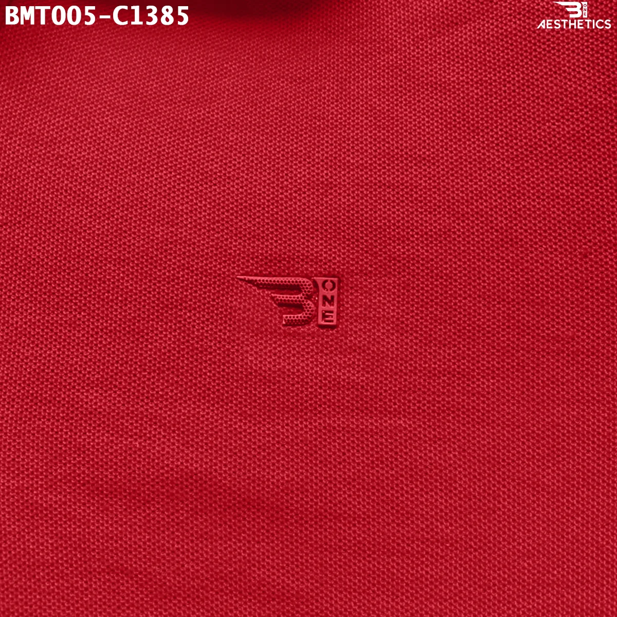 Unisex polo t-shirt breathable dry fit stretch fabric texture